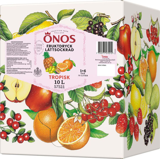 Picture of FRUKTDRYCK TROPISK BIB 10L