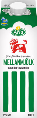 Picture of MJÖLK MELLAN 1,5% 6X1L