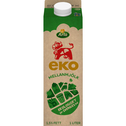 Picture of MJÖLK MELLAN 1,5% EKO 6X1L