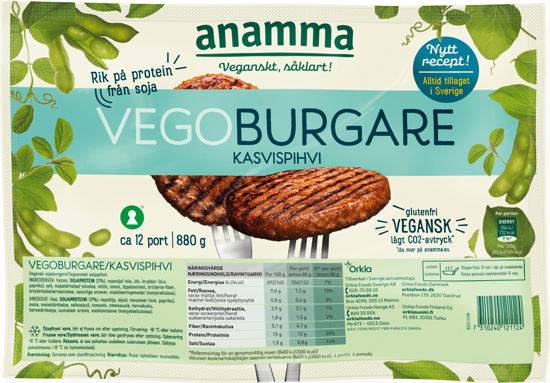 Picture of BURGARE VEGAN KONSUMENT 5X880G