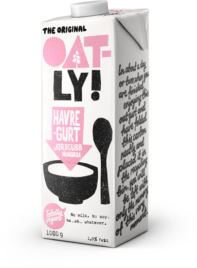 Picture of OATLY HAVREGURT JORDGUBB 6X1L