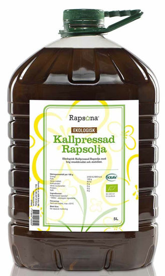 Picture of RAPSOLJA KALLPRESSAD KRAV 5L