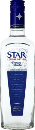 STAR-DRY-GIN-37-5-12X70CL Picture of GIN STAR DRY 37,5% 12X70CL