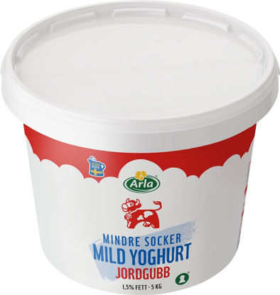 Picture of YOGHURT MILD JORDGUBB 1,5% 5KG