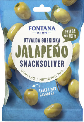 Picture of OLIVER SNACKS JALAPENO 12X70G