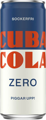 Picture of CUBA COLA ZERO SLIMCAN  20X33C