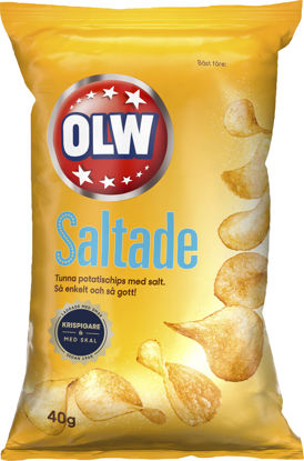 Picture of CHIPS LÄTTSALTADE 20X40G
