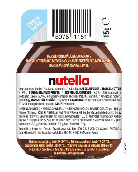 Picture of NUTELLA PORTION 120X15G