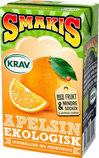 Picture of SMAKIS APELSIN KRAV 27X25CL