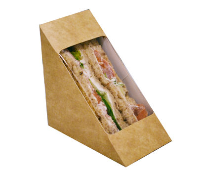 Picture of SANDWICH BOX BRUN 12,3CM 500ST