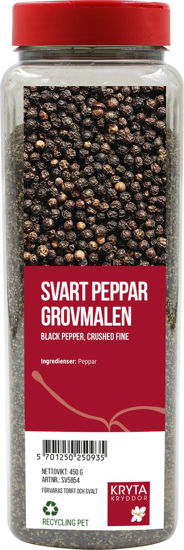 Picture of SVARTPEPPAR GROVMALEN 450G